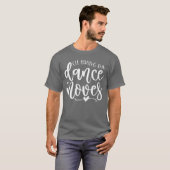 ダンス・ムーブを披露 ダンス・パーティーのギフト Tシャツ (正面フル)