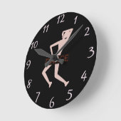ダンス ラウンド壁時計 (傾斜)