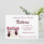 ダンス・リサイタル 招待状 (スタンド正面)