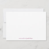 ダンス・リサイタル 招待状 (裏面)