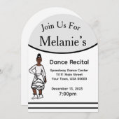 ダンス・リサイタル#1 招待状 (正面/裏面)