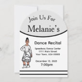 ダンス・リサイタル#2 招待状 (正面)