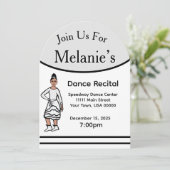 ダンス・リサイタル#2 招待状 (スタンド正面)