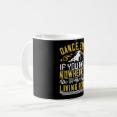 ダンス – リビングルームでも踊る コーヒーマグカップ (正面左)