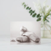 ダンス – 古いバレエポインテシューズカスタマイズ ポストカード (スタンド正面)