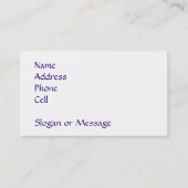 ダンス 名刺 (正面)