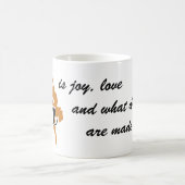 ダンス:喜び、愛、夢は何でできているか コーヒーマグカップ (中央)