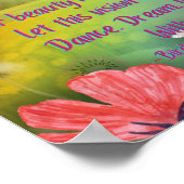 ダンス。夢。さまよう。ブルーム.ポスター ポスター (角)