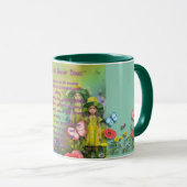 ダンス。夢。さまよう。ブルーム.—感動的お尻 マグカップ (正面右)