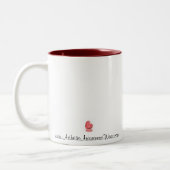 ダンス、愛は、生きている…歌います ツートーンマグカップ (左)