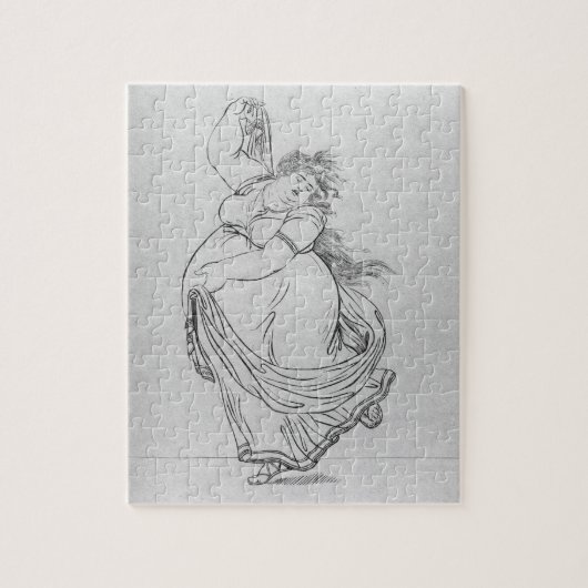 ダンス、新版の詐欺からのプレートVIのムーサ ジグソーパズル (縦)