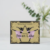 ダンス・演劇のチケット招待状 招待状 (スタンド正面)