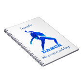 ダンス – 誰も見ていないような – ノート (右側)