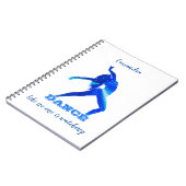 ダンス – 誰も見ていないような – ノート (左側)