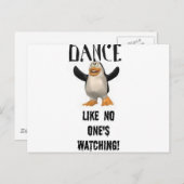 ダンス…誰も見ていないような！ ポストカード (正面/裏面)
