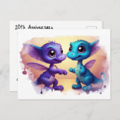 ダンス AP48 フォト ご招待 ドラゴン 恐竜 ポストカード *~* (正面/裏面)