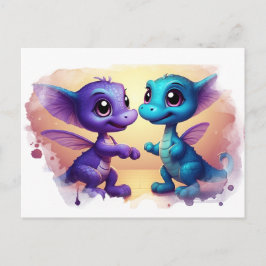 ダンス AP48 フォト ご招待 ドラゴン 恐竜 ポストカード *~*