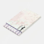 ダンス – Ballerinaシルエットヴィンテージ背景 ポストイット (アングル)