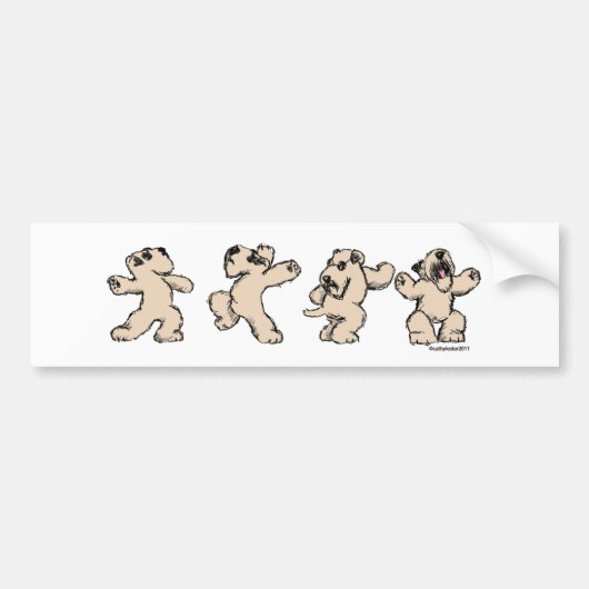 ダンスSCWT バンパーステッカー (正面)