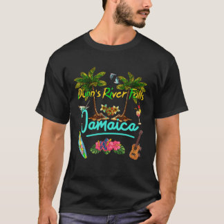 ダンズリバー秋ジャマイカビーチサマーサンセットパル Tシャツ