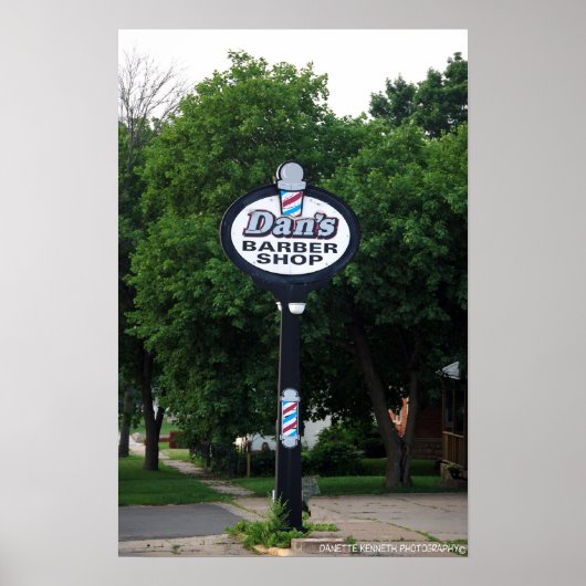 ダンズ理容師店 ポスター (正面)