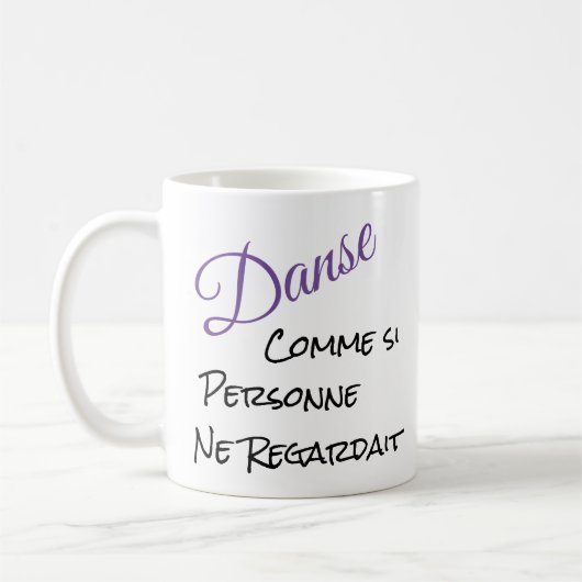 ダンセコムシペルソネナトレス コーヒーマグカップ (左)