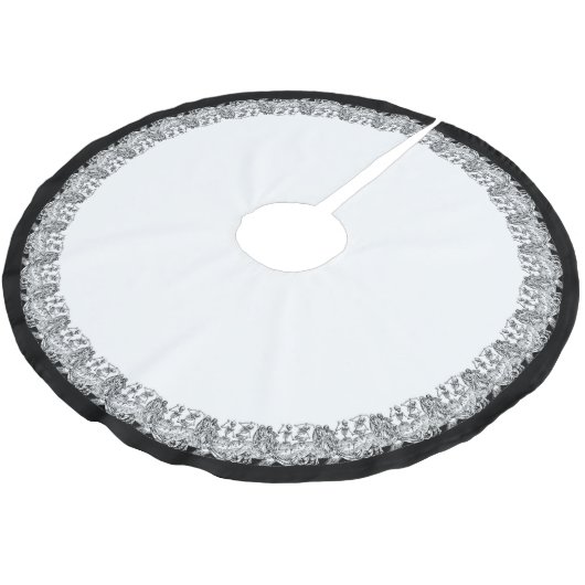 ダンセマカベ縁どル ブラッシュドポリエステルツリースカート (アングル)