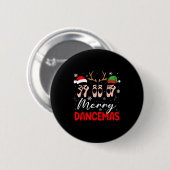 ダンセマメリースクリスマスバレエSute SsかわいいSss 缶バッジ (正面&裏面)