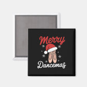 ダンセマメリースバレエダンサー先生クリスマスダン マグネット (正面/裏面)