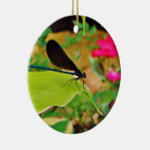 ダンセルフライとバラ セラミックオーナメント (右)