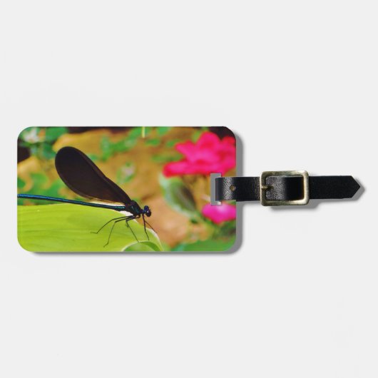 ダンセルフライとバラ ラゲッジタグ (正面横)