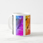 ダンセルフライドラゴンフライパーソナライズされた自然 コーヒーマグカップ (正面左)