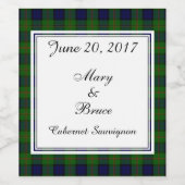 ダンダスコティッ結婚トのワインラベル ワインラベル (シングルラベル)