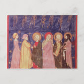 ダンテとビートライスと聖人の楽園 ポストカード (正面)