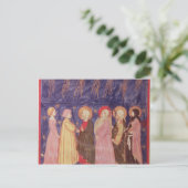 ダンテとビートライスと聖人の楽園 ポストカード (スタンド正面)