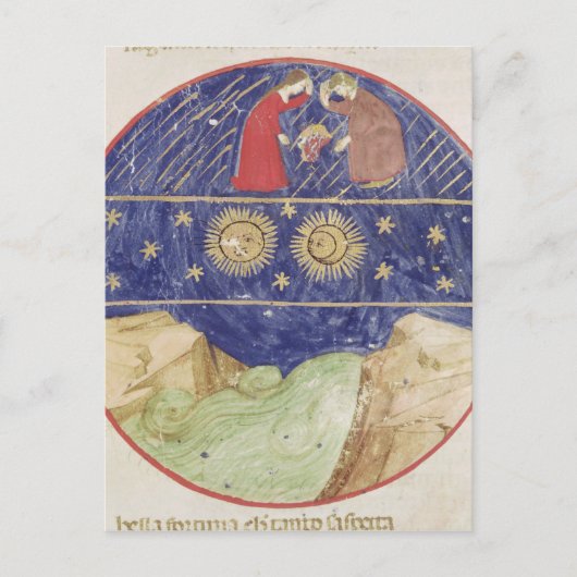 ダンテとビートライス ポストカード (正面)