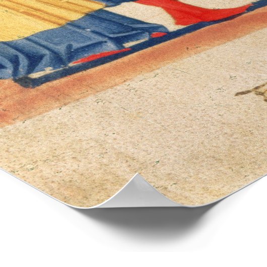 ダンテとヴァージルがウゴリーノ伯爵を発見 ポスター (角)