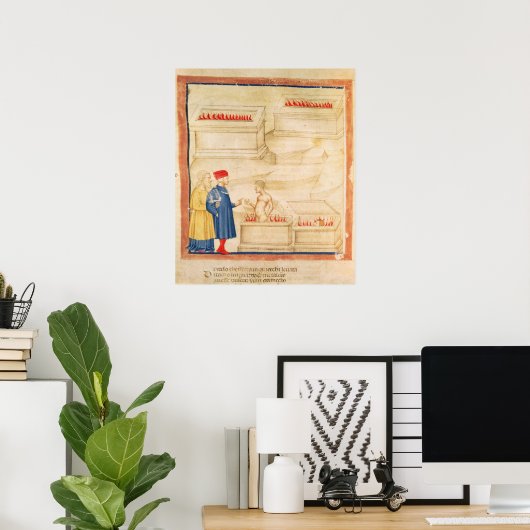 ダンテとヴァージルがウゴリーノ伯爵を発見 ポスター (ホームオフィス)