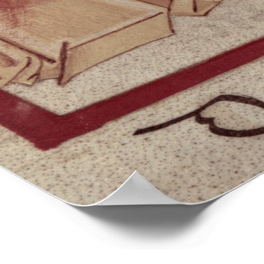 ダンテとヴァージルは投獄された魂と出会う ポスター (角)