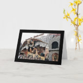 ダンテのインフェルノスポック空白のハウス挨拶カード カード (黄色い花)