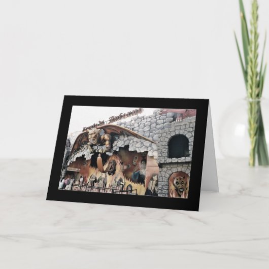 ダンテのインフェルノスポック空白のハウス挨拶カード カード (正面)