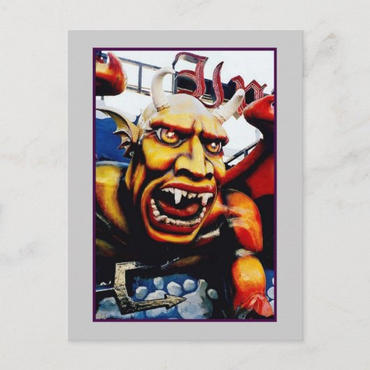 ダンテのインフェルノ・デビル(コニー・アイランドNY)のはがき ポストカード (正面)