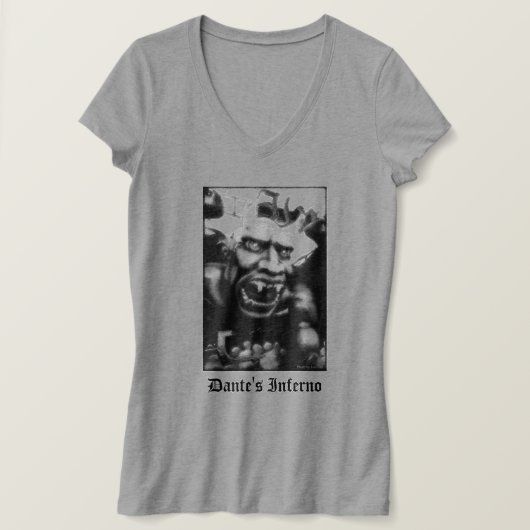 ダンテのインフェルノ・レディースTシャツ Tシャツ (デザイン正面)