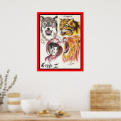 ダンテのインフェルノCanto Iプリント ポスター (キッチン)