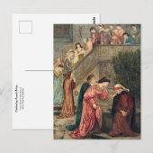 ダンテのヴィタ・ヌオヴァから、マリア・スパルタリ・スティルマンP ポストカード (正面/裏面)