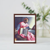 ダンテの寓意的ポートレート ポストカード (スタンド正面)