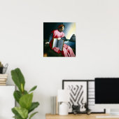 ダンテの寓話ポートレート ポスター (ホームオフィス)