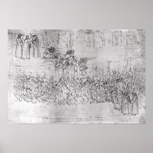 ダンテの「神のお笑い」より ポスター (正面)