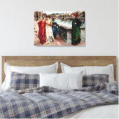 ダンテはフィレンツェ・アート素晴らしのビートレ絵画スに出会う キャンバスプリント (インサイチュ (寝室))