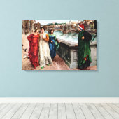 ダンテはフィレンツェ・アート素晴らしのビートレ絵画スに出会う キャンバスプリント (インサイチュ (ウッドフロア))